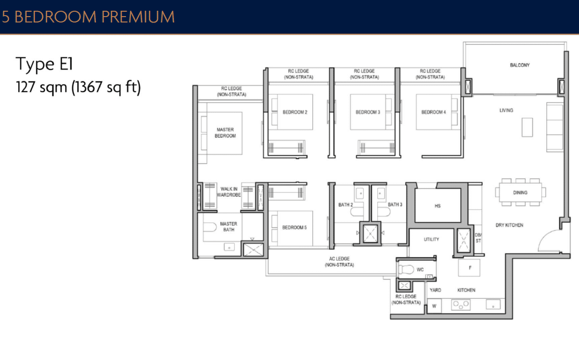 coastal-cabana-pasir-ris-floor-plans-5-bedroom-premium-E1
